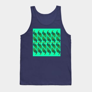 the peacock wallpaper in boho style Tank Top